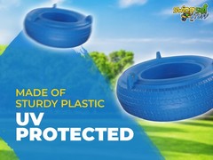 SWING SET STUFF DELUXE ROTOMOLDED TIRE BLUE playground outdoor accessories 0089