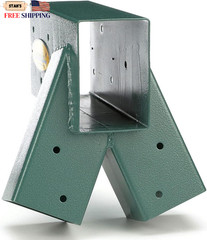 Easy 1-2-3 A-Frame 2 Brackets for Swing Set with All Mounting Hardware Green….