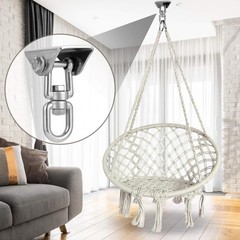 Heavy Duty Stainless Steel Hanging Kit Swing Hangers and Hammock Spring and S…