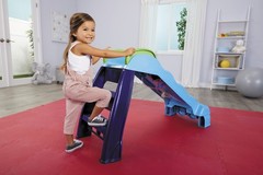 2-In-1 Outdoor-Indoor Wet or Dry Slide with Easy Storage, Blue, Ages 2 to 6
