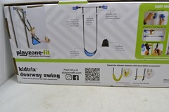 Playzone-fit Kidtrix Doorway Swing Kit for Kids Weight Limit 150 lbs Ages 3+
