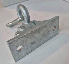 Swing Hanger Tactile Wood Beam Cast Metal Hanger With S Hook 5in x 2in base
