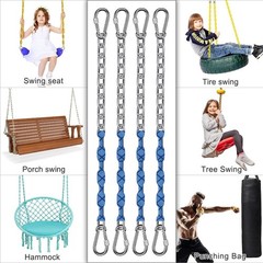 BeneLabel 4-Pack 65″ Stainless Steel Swing Chains with 4-pack