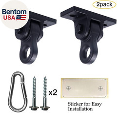Heavy Duty Black Swing Hangers Screws Bolts Included over 5000 Lb Capacity Playg