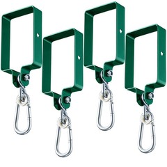 Hi Flame Heavy Duty Steel Swing Hangers for Wooden Sets Includes Snap Hooks. …