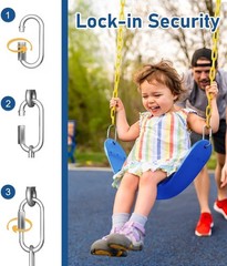 Columpios Kingdom Swings para exteriores – Paquete de 2 asientos