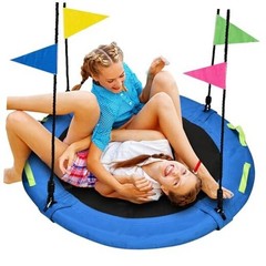48 inch Tree Swing, Larger Saucer Flying Swing for Whole Family, 48 Inch