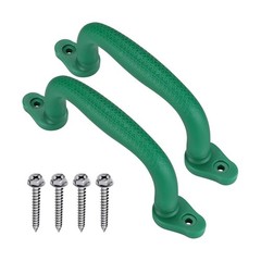 SELEWARE Green Playground Safety Grab Handles, Non-Slip Plastic Kid… Fast Ship