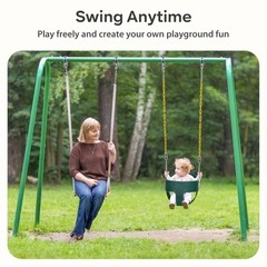 Toddler Swing – High Back Full Bucket Seat for Ages 1-3, 330lb Capacity, Baby…