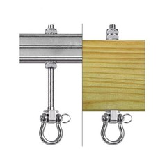 Heavy Duty Swing Hangers with Quiet Bearings, 3000 LB Capacity, Stainless Steel