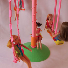 Vintage Mattel Barbie 1971 Skipper Swing-A-Rounder Gym HTF Rare Complete