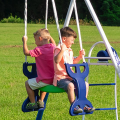 XDP Recreation All Star Metal Swing Set for 7 Kids – Fun Outdoor Play!