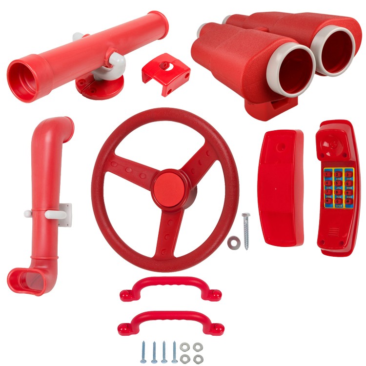 SWING SET STUFF DELUXE ACCESSORIES KIT RED park accessory playground parts 0245