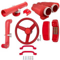 SWING SET STUFF DELUXE ACCESSORIES KIT RED park accessory playground parts 0245