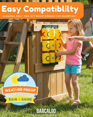 Tic Tac Toe Spinner Activity Panel – Swing Set Accessories – Playground Accessor