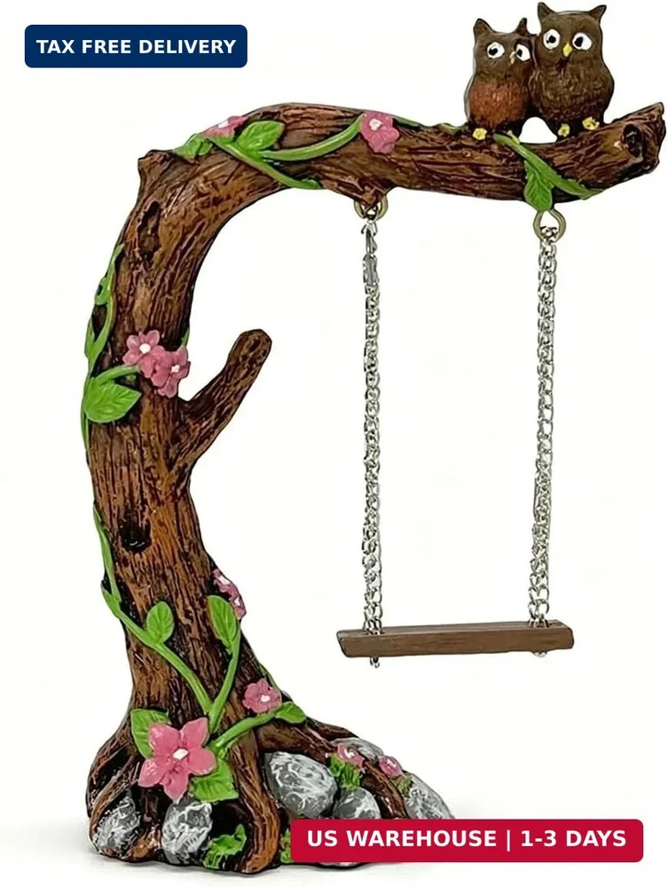 Jumping Spider Accessories, Funny Fairytale Garden Swing Climbing Toy, Garden Tr