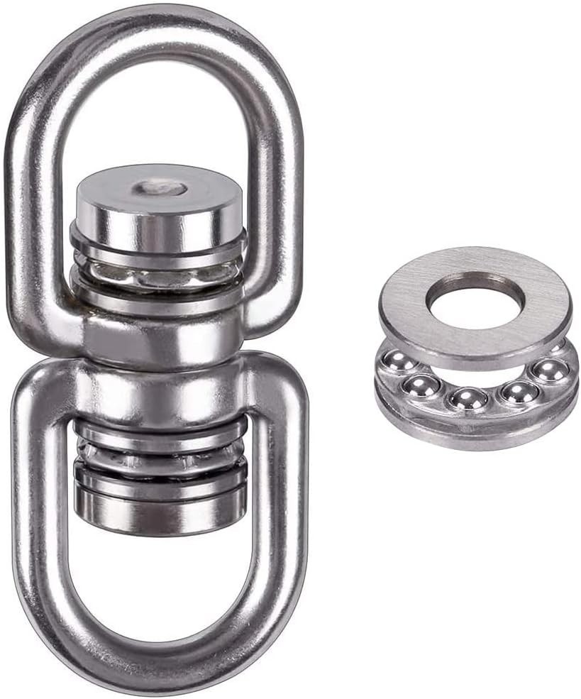 Bearing Swing Swivel, 360° Rotational Device Hanging Accessory for Web Tree S…
