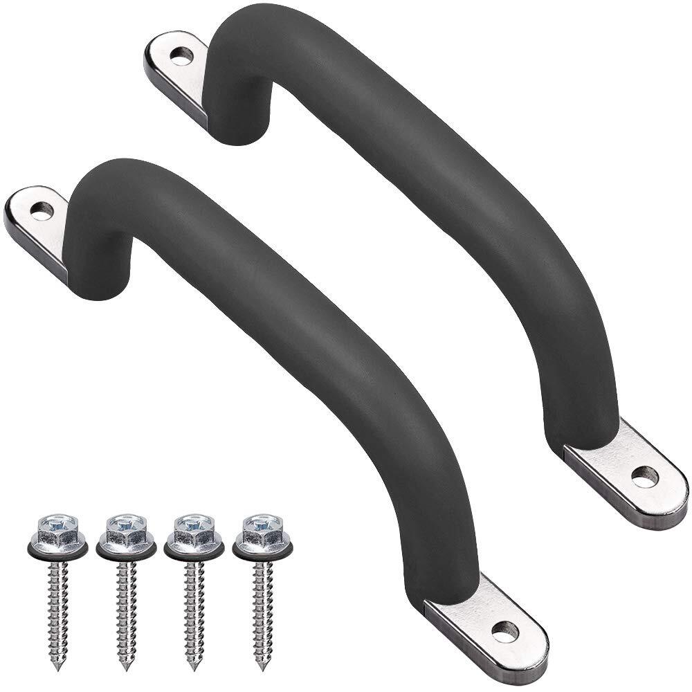 2 Sets Non-Slip Solid Playground Safety Handles, Swing Set Kids Safety Hand Grip