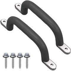 2 Sets Non-Slip Solid Playground Safety Handles, Swing Set Kids Safety Hand Grip