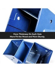 Heavy Duty Children Set Hardware Replacement Kit Including 2 Blue Swing Brackets