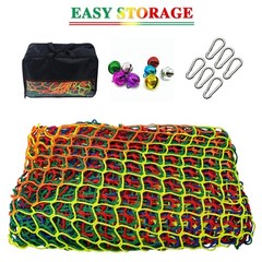 Tongmo Climbing Cargo Net, 6.5′ X 9.8′ Double Layers Playground Safety Net, K…