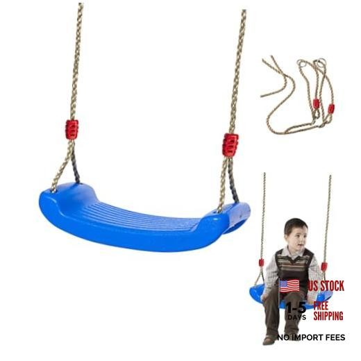 Tree Swing Seat, Swing Set Accessories for Kids Outdoor & Indoor Blue