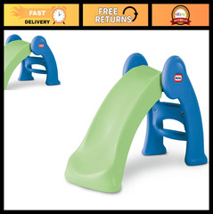 Junior Play Slide for Kids – Green/Blue, 5 ft Height, Indoor/Outdoor Fun