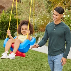 2-in-1 Snug 'n Secure Swing – Blue