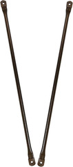 34.6″/88Cm Garden Swing Replacement Rods, Bronze Metal round Rods for Hanging