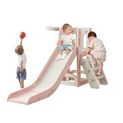 Toddler Slide,Kids Climber Slide with Storage Space and Non-Slip Steps,Indoor…