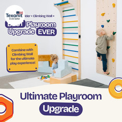 Swedish Ladder with Convertible Play Table | Montessori Climbing Set for Kids, I