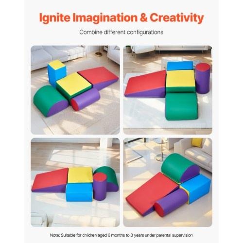 Climbing Toys 5Piece Set Foam Climbing Toys for Toddlers 6 Months to 3