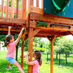 17 Inch Black Indoor Monkey Bars Ladders Playground Handles 6 Pack | Heavy Du…