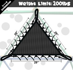 Hearth Song Net Chair for 10FT 11FT Sturdy Climber Dome Accessories