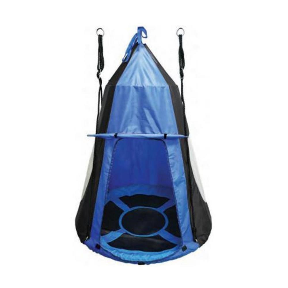 Blue Disc Swing Hanging Tree Tent • Indoor/Outdoor