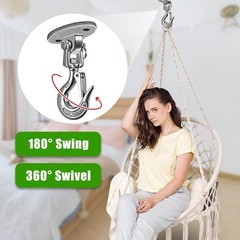 Heavy Duty 1000LB Capacity Stainless Steel Ceiling Swing Mount | 360° Swivel …