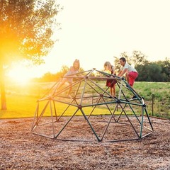 Lifetime 90136 Kids Geo Dome Climber 5′ Outdoor Fun Playset Jungle Gym Earthtone