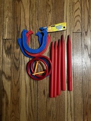 15 Piece Sizzlin Cool Ring Toss And Horseshoe Combo