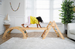Hazel 5-in-1 Indoor Climbing Gym – Montessori Set for Kids 18Mo to 7Yr
