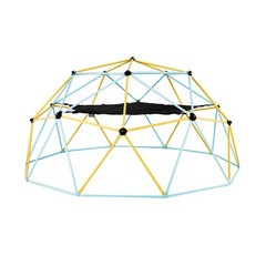 VEVOR Climbing Dome 10FT Geometric Dome Climber with Hammock Swing Jungle Gym