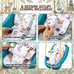 New Swing Seat Hanging Chair Outdoor Baby Toddler Kids Child Tree Play Children