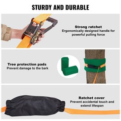 60ft Slackline Kit with Training Line – Easy Setup Tight Rope for Kids & Adults,