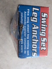 Flexible Flyer 30117 Ground Anchor Kit for Metal Frame Swing Set