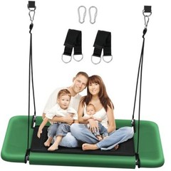 60″ Retangular Tree Swing for Kids & Adults, Adjustable Retangular 60″x 31″