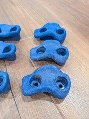 12 Climbing Rock Holds swing set playset playground Jungle Gym backyard Blue