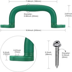 Set of 4 Safety Playground Handles,Swing Set Kids Safety Hand Grips for Plays…