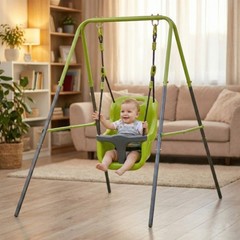 XNS001 Indoor-Outdoor Baby Swing with Safety Seat for Toddlers