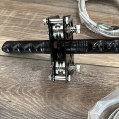 76ft Zip Line Trolley with Spring Brake System (incomplete Set/ Missing Parts).