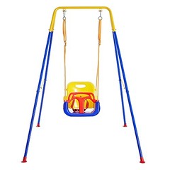 FUNLIO Toddler Swing with Foldable Stand 3 in 1