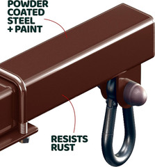 Swingset Conversion Bracket – No Tree, No Problem, Convert Your Swingset into a